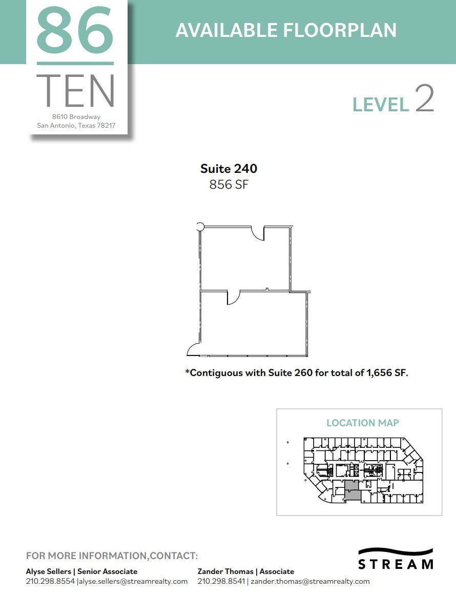 8610 Broadway St, San Antonio, TX to rent Floor Plan- Image 1 of 1