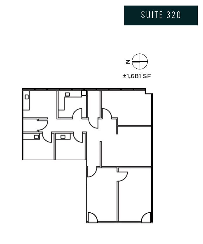50 N La Cienega Blvd, Beverly Hills, CA to rent Floor Plan- Image 1 of 8