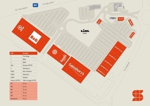 Sprucefield Retail Park, Lambeg to rent Site Plan- Image 1 of 1