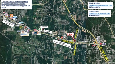 5639 Battlefield Pky, Ringgold, GA - aerial  map view