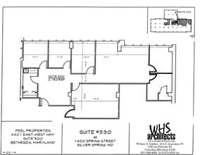 1400 Spring St, Silver Spring, MD to rent Floor Plan- Image 1 of 1