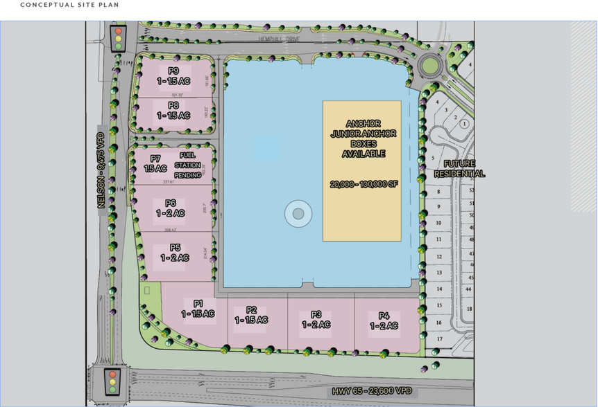 Hwy 65 & Nelson, Lincoln, CA for rent - Site Plan - Image 2 of 2