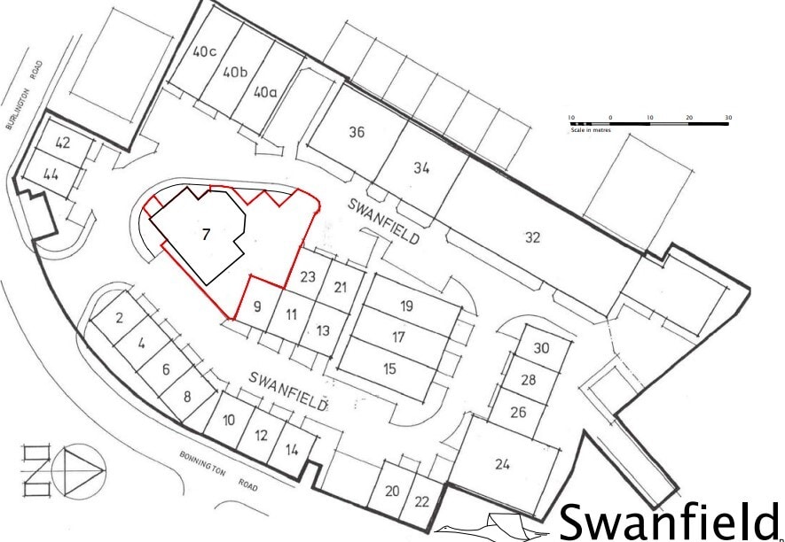 Unit 7 Swanfield, Edinburgh to rent Site Plan- Image 1 of 1