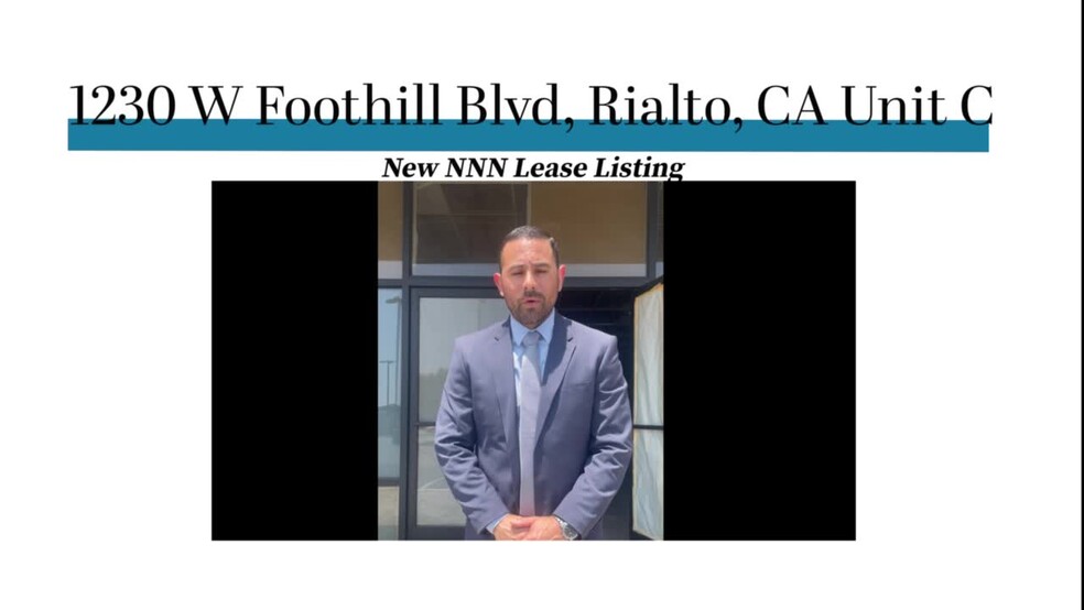 1230 W Foothill Blvd, Rialto, CA for rent - Commercial Listing Video - Image 2 of 4