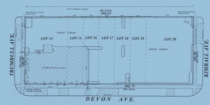 3420 W Devon Ave, Lincolnwood, IL for sale Plat Map- Image 1 of 1