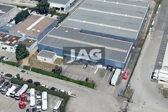 Genas, RHO - Aerial map view