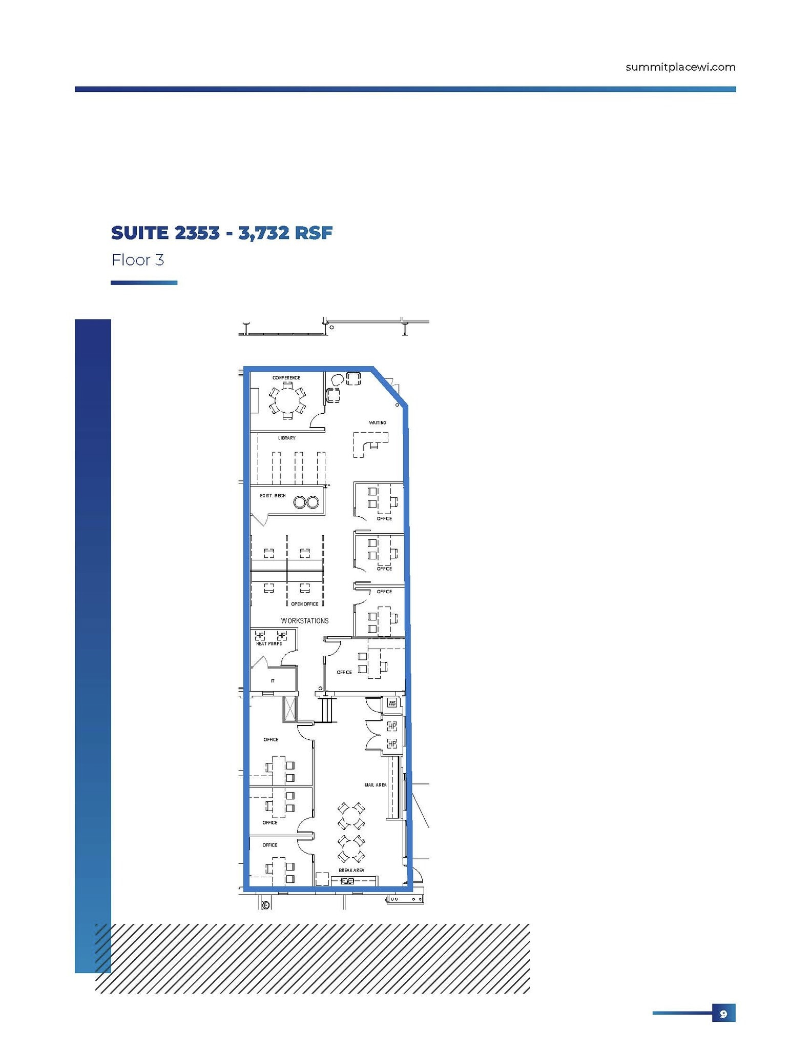 6737 W Washington St, West Allis, WI to rent Floor Plan- Image 1 of 1