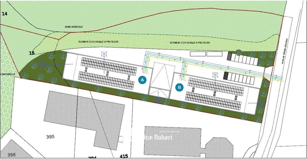 Route De Villette, Janneyrias to rent - Site Plan - Image 2 of 2