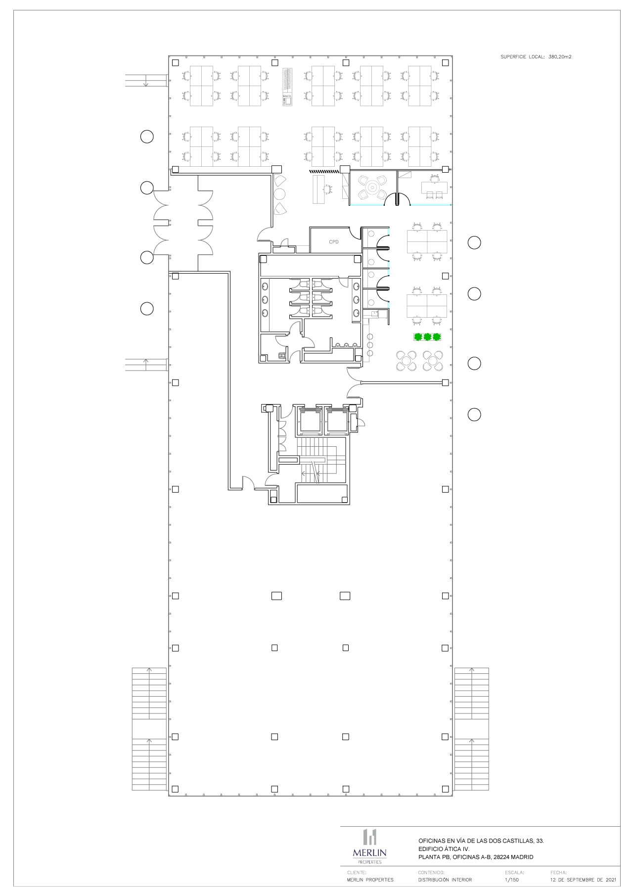 Avenida de Europa, 26, Pozuelo de Alarcón, Madrid to rent Typical Floor Plan- Image 1 of 9