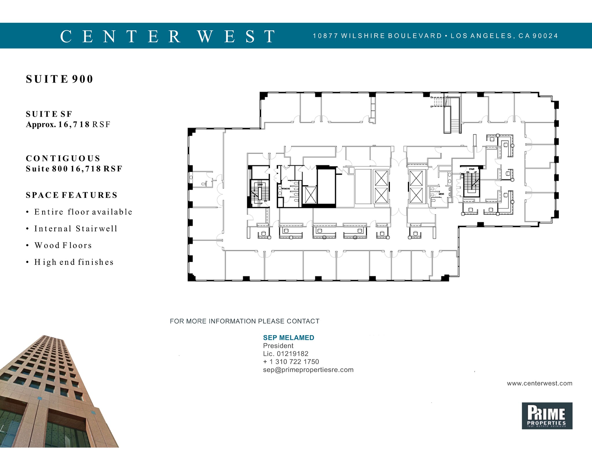 10877 Wilshire Blvd, Los Angeles, CA for rent Site Plan- Image 1 of 1