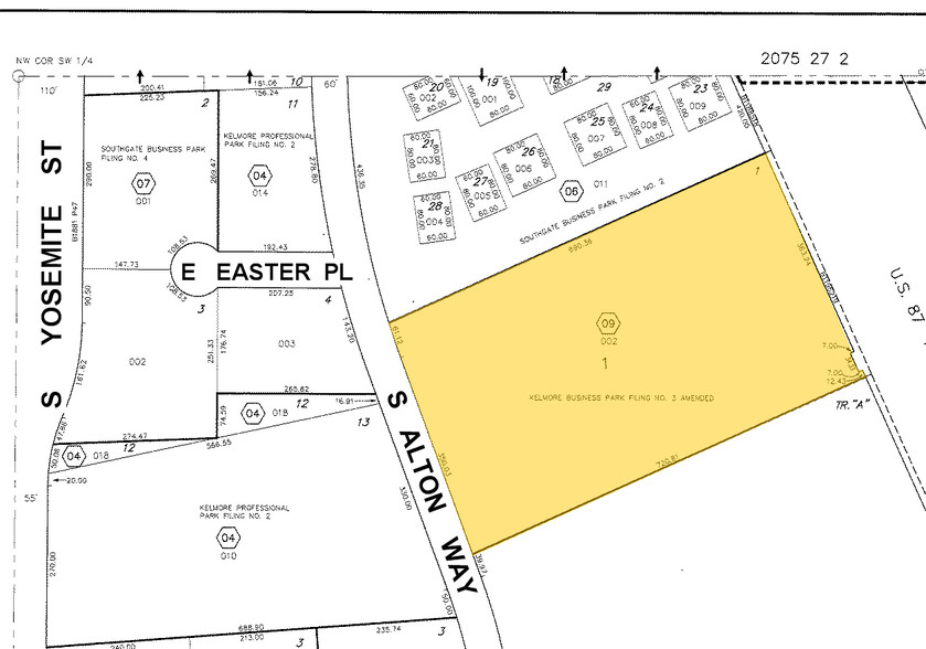 7200 S Alton Way, Centennial, CO for rent - Plat Map - Image 2 of 15