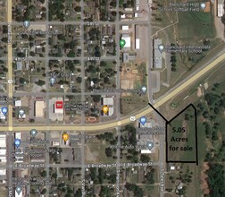 700 E Veterans Memorial Hwy, Blanchard, OK - aerial  map view