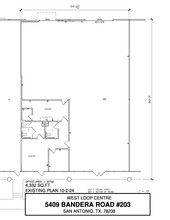 5407-5419 Bandera Rd, San Antonio, TX for rent Floor Plan- Image 1 of 1