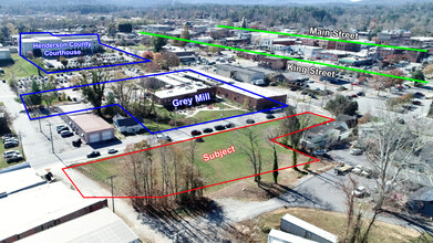 North Grove St, Hendersonville, NC - AERIAL  map view - Image1