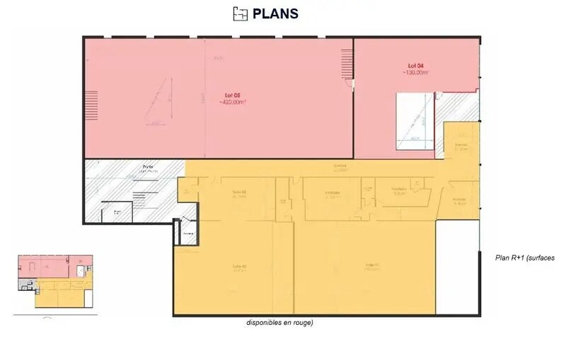 Light Industrial in Craponne to rent - Floor Plan - Image 2 of 3