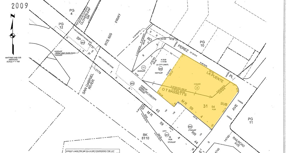 13001 Temple Ave, City Of Industry, CA for sale - Plat Map - Image 2 of 19