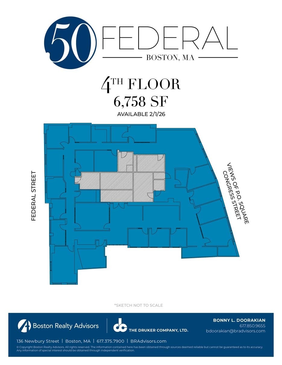 50 Federal St, Boston, MA to rent Floor Plan- Image 1 of 1