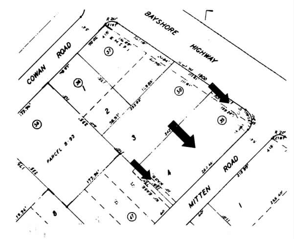 1801 Bayshore Hwy, Burlingame, CA for rent - Plat Map - Image 3 of 16