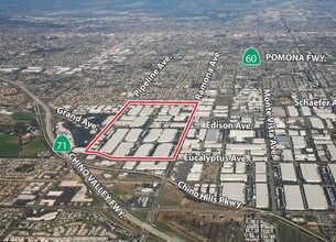 4450 Edison Ave, Chino, CA - AERIAL  map view