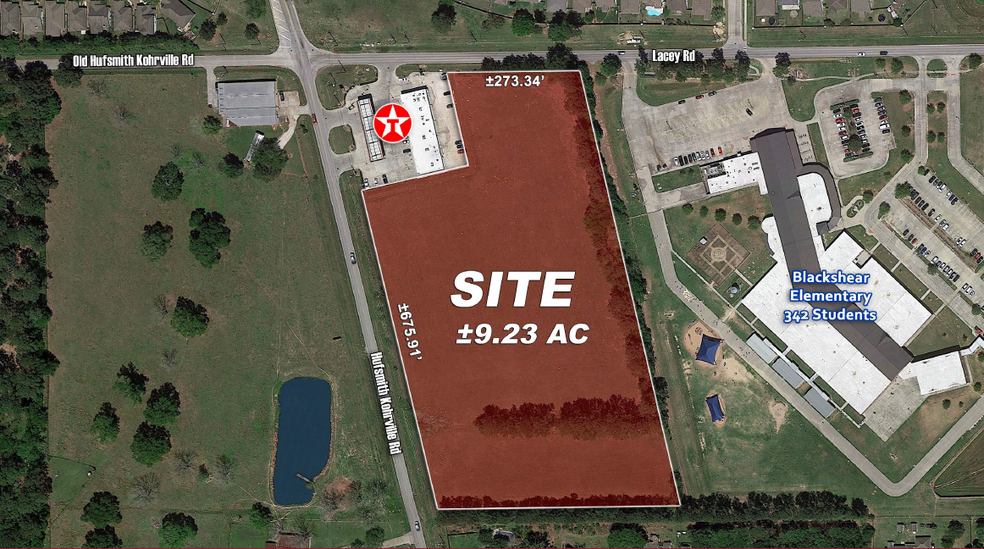 Lacey Rd & Hufsmith Kohrville Rd, Tomball, TX for sale - Primary Photo - Image 1 of 2