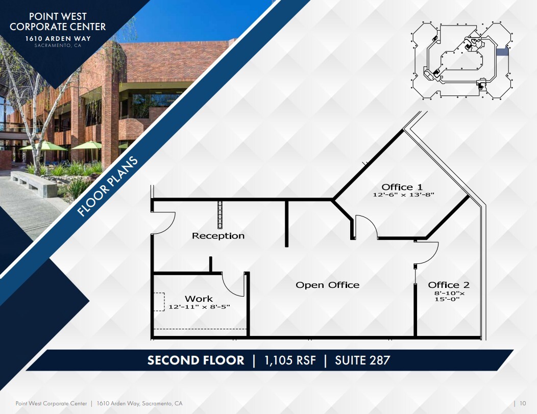 1610 Arden Way, Sacramento, CA to rent Floor Plan- Image 1 of 1