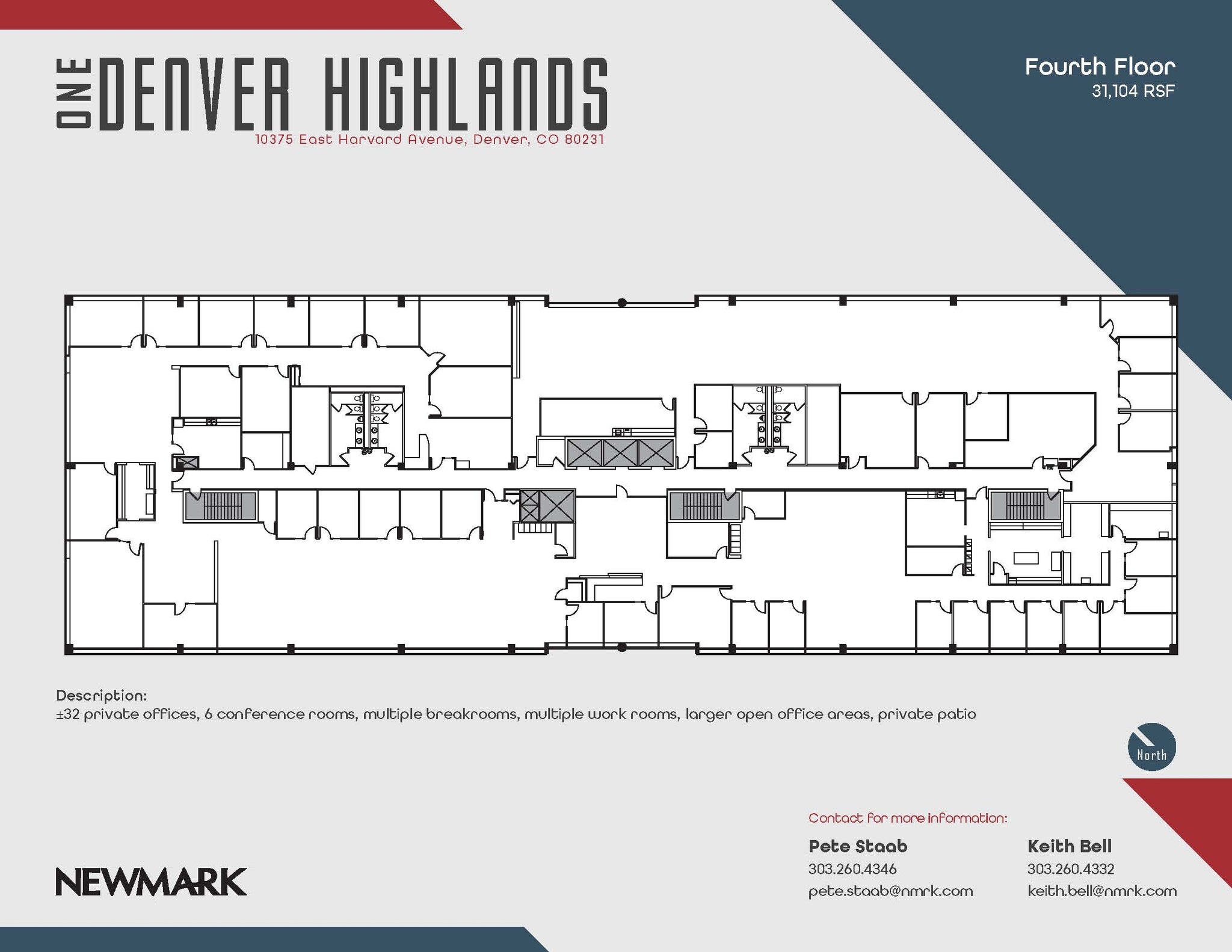 10375 E Harvard Ave, Denver, CO to rent Floor Plan- Image 1 of 1