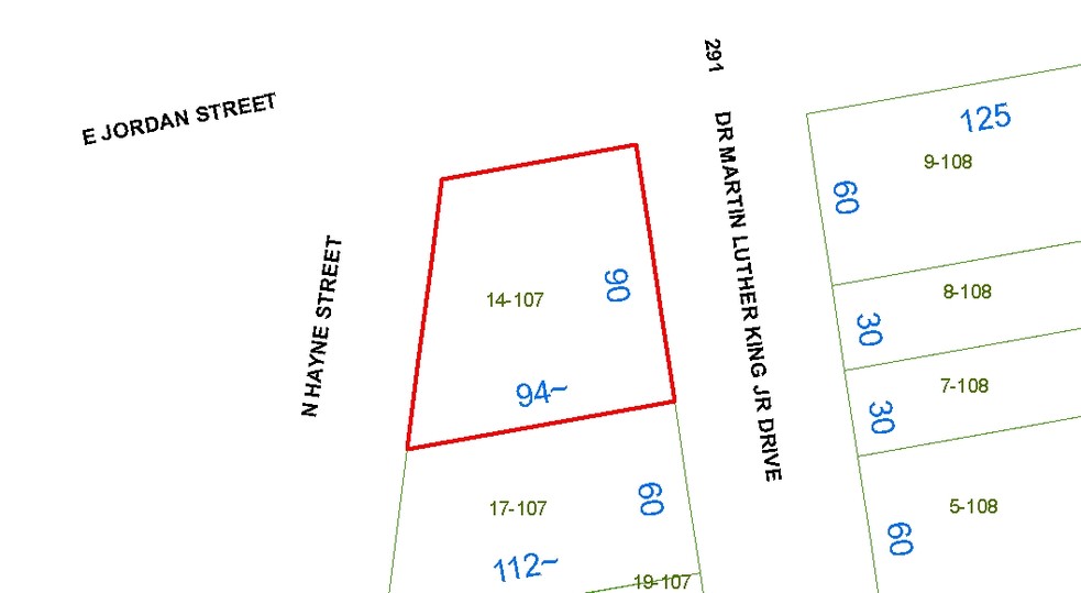 2023 Dr Martin Luther King Dr, Pensacola, FL for sale - Plat Map - Image 2 of 11