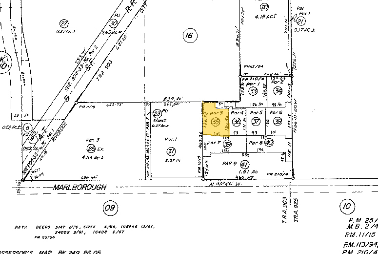 1535 Marlborough Ave, Riverside, CA for rent - Plat Map - Image 2 of 2