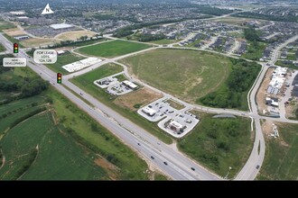 180th & Maple, Elkhorn, NE - aerial  map view