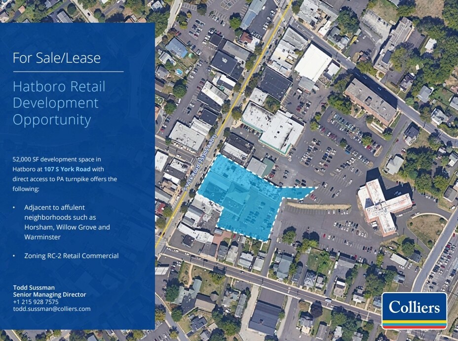 107 S York Rd, Hatboro, PA for sale Primary Photo- Image 1 of 1