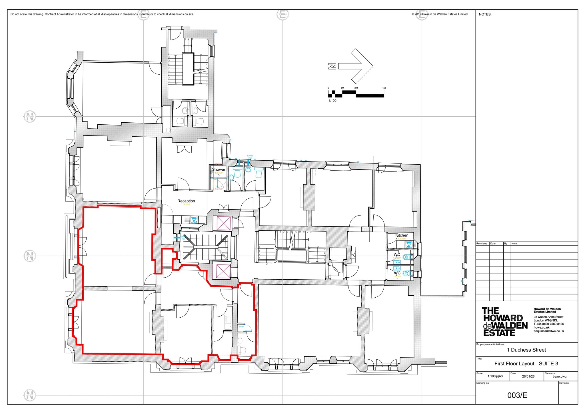 1 Duchess St, London to rent Site Plan- Image 1 of 11