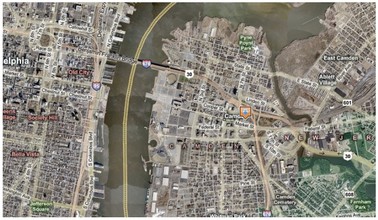 800-840 Cooper St, Camden, NJ - aerial  map view