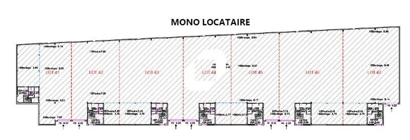 Light Industrial in La Courneuve to rent Floor Plan- Image 1 of 6