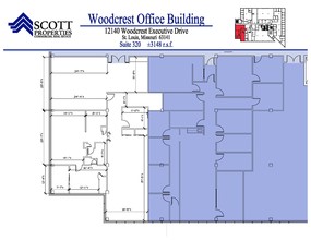 12140 Woodcrest Exec Dr, Creve Coeur, MO for rent Floor Plan- Image 1 of 1