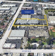 2130 N Hollywood Way, Burbank, CA - aerial  map view