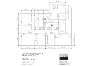 1120 First Colonial Rd, Virginia Beach, VA for rent Floor Plan- Image 1 of 1