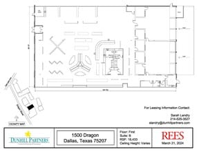 1500 Dragon St, Dallas, TX for rent Floor Plan- Image 1 of 1