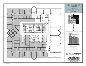 1000-4000 Town Center, Southfield, MI for rent Floor Plan- Image 2 of 2