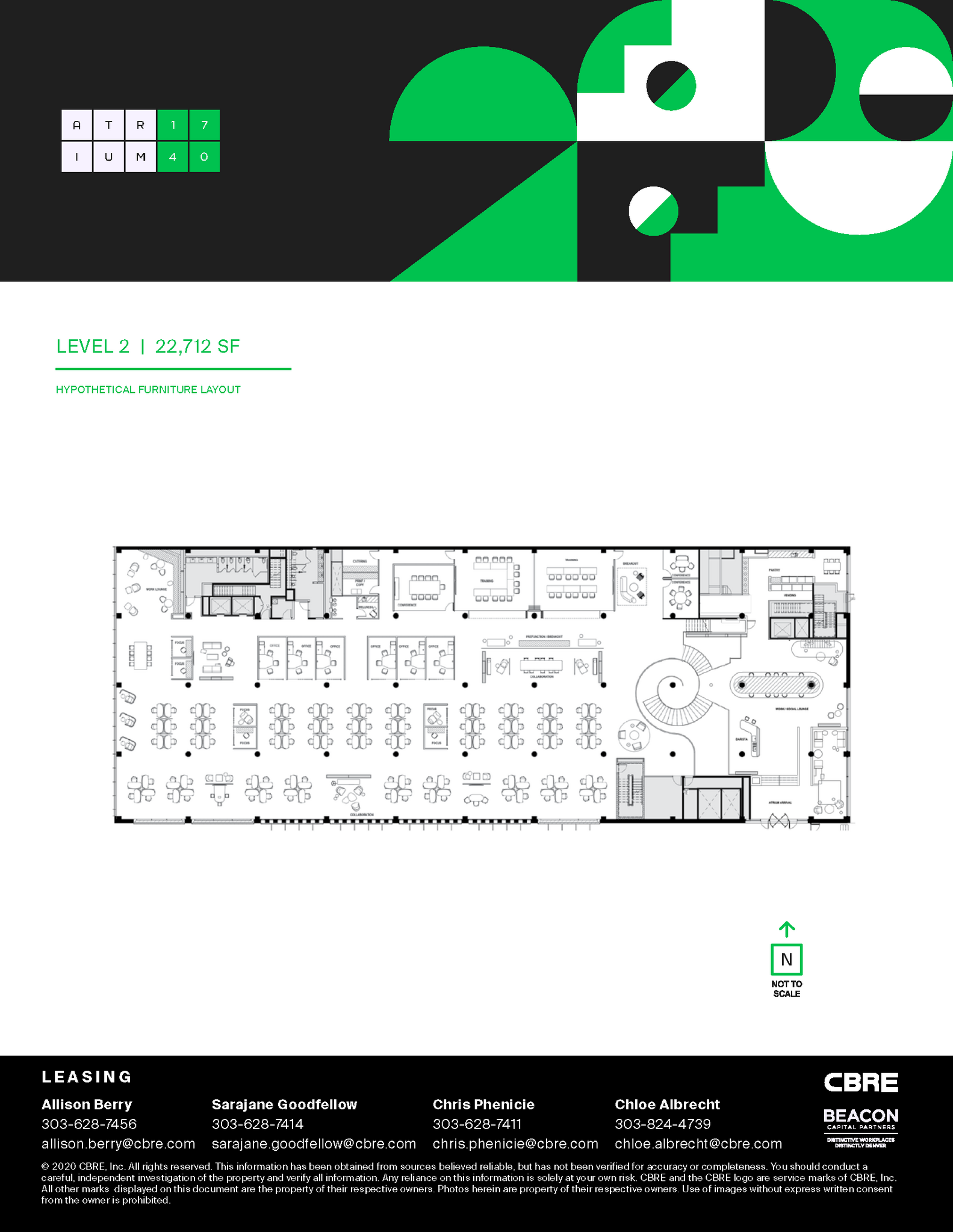 1740 Broadway, Denver, CO for rent Floor Plan- Image 1 of 1