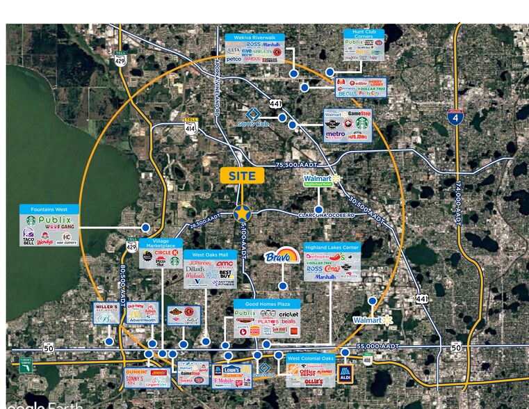 Clarcona Ocoee Rd, Orlando, FL for rent - Aerial - Image 2 of 2