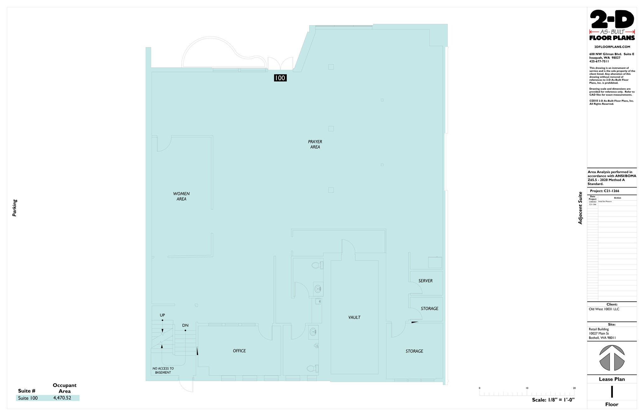 10027 Main St, Bothell, WA for rent Site Plan- Image 1 of 7