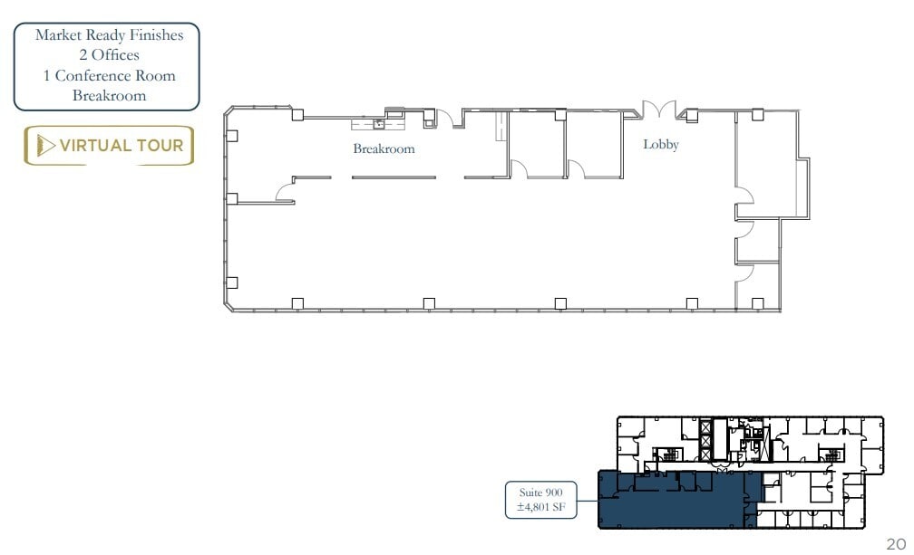 1 Almaden Blvd, San Jose, CA to rent Floor Plan- Image 1 of 1