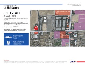 SWC Of Warm Springs & Tenaya, Las Vegas, NV - aerial  map view - Image1