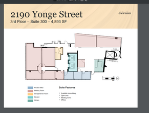 2190 Yonge St, Toronto, ON for rent Floor Plan- Image 1 of 1