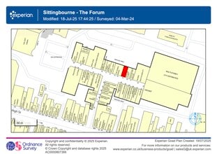 High St, Sittingbourne to rent Site Plan- Image 1 of 2