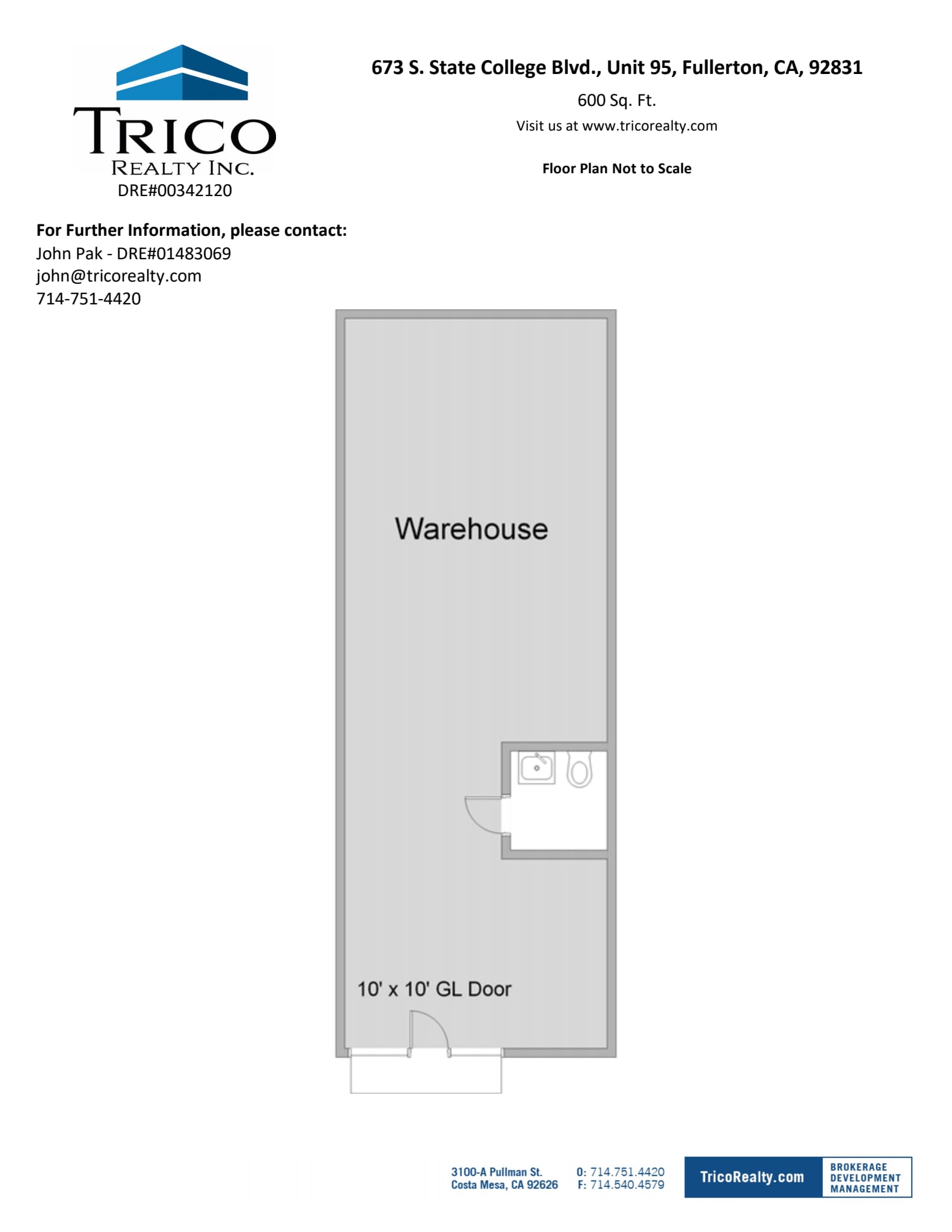 667-759 S State College Blvd, Fullerton, CA to rent Floor Plan- Image 1 of 1