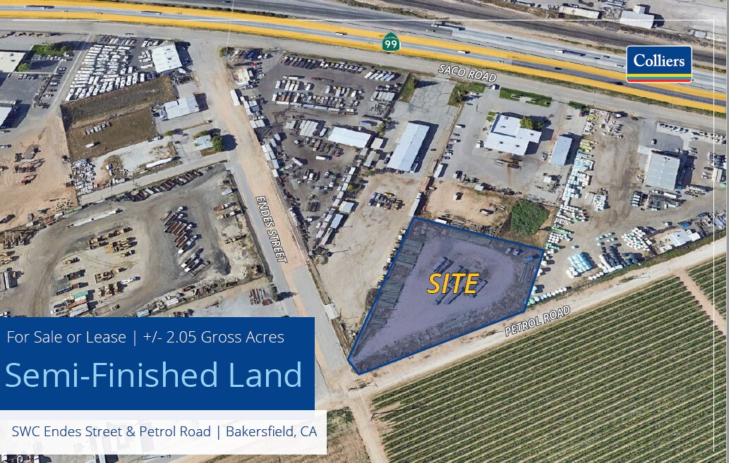Swc Endes Street & Petrol Rd, Bakersfield, CA for sale Building Photo- Image 1 of 1
