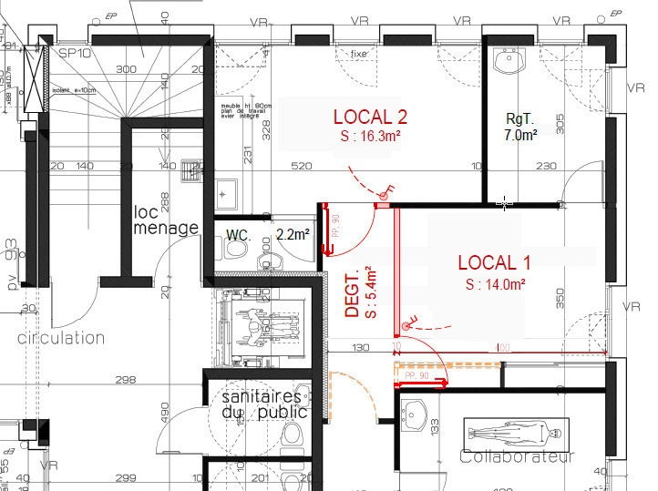 Light Industrial in Heyrieux to rent - Floor Plan - Image 3 of 4