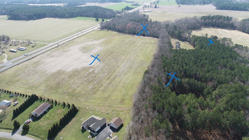 82 Charles M Lankford Junior Memorial Highway Hwy, Parksley, VA for sale - Aerial - Image 2 of 10