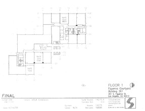 261 S Figueroa St, Los Angeles, CA for rent Floor Plan- Image 2 of 2